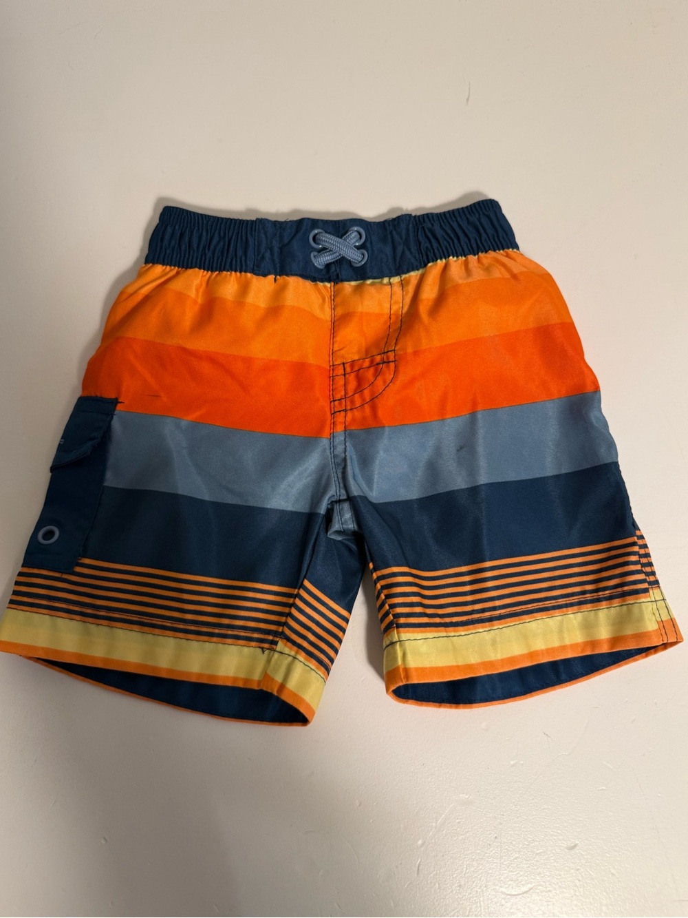 UV Skinz 12-18M Colourful Striped Swim Shorts Boys Beach Pool